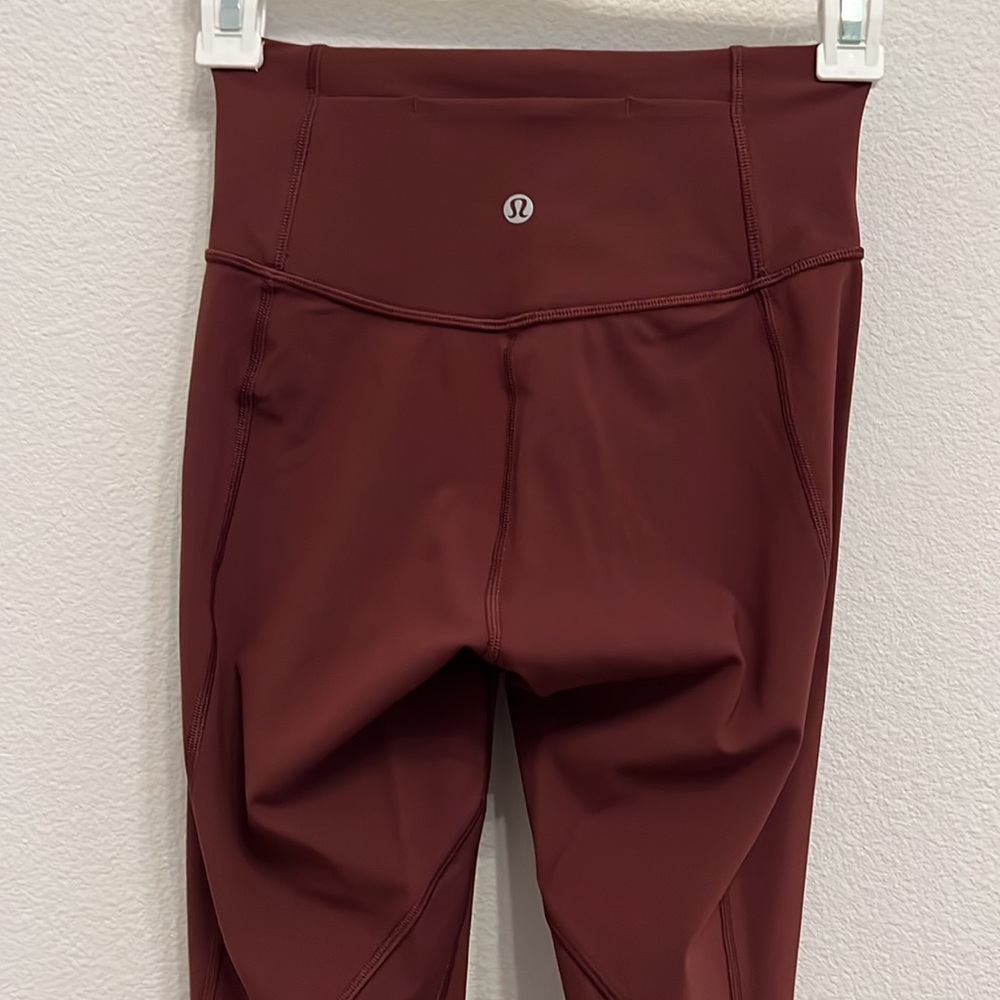 lululemon athletica High-Rise Leggings in Deep Burgundy